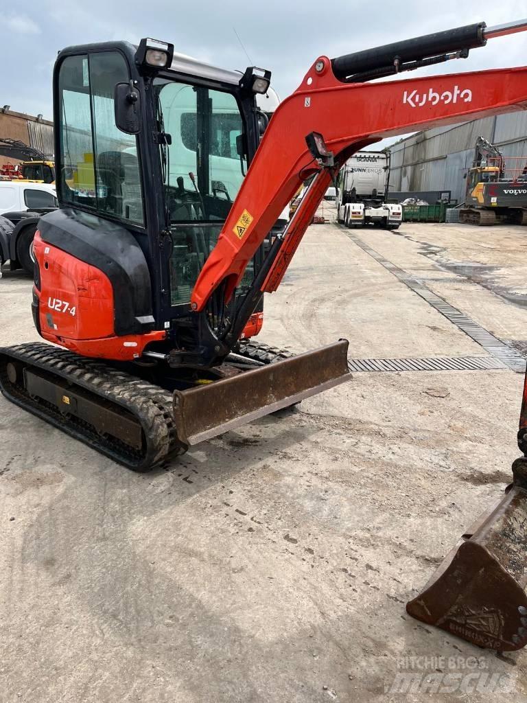 Kubota U 27-4 Mini ekskavatoriai < 7 t