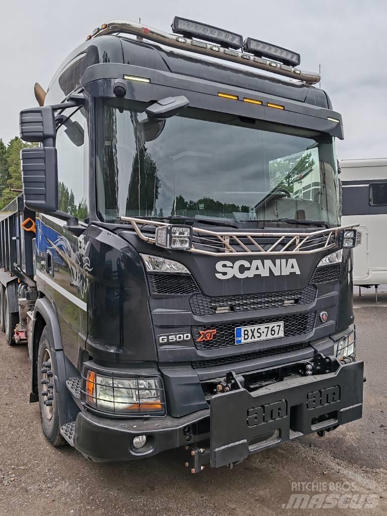 Scania G 500 Savivarčių priekabų vilkikai