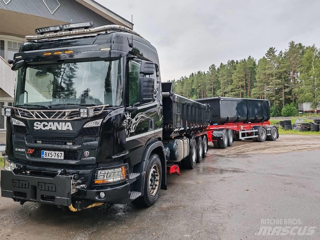 Scania G 500 Savivarčių priekabų vilkikai
