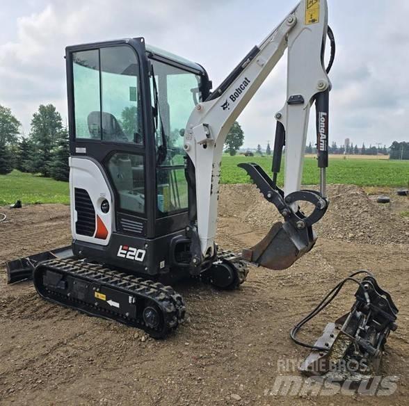 Bobcat E20 Mini ekskavatoriai < 7 t