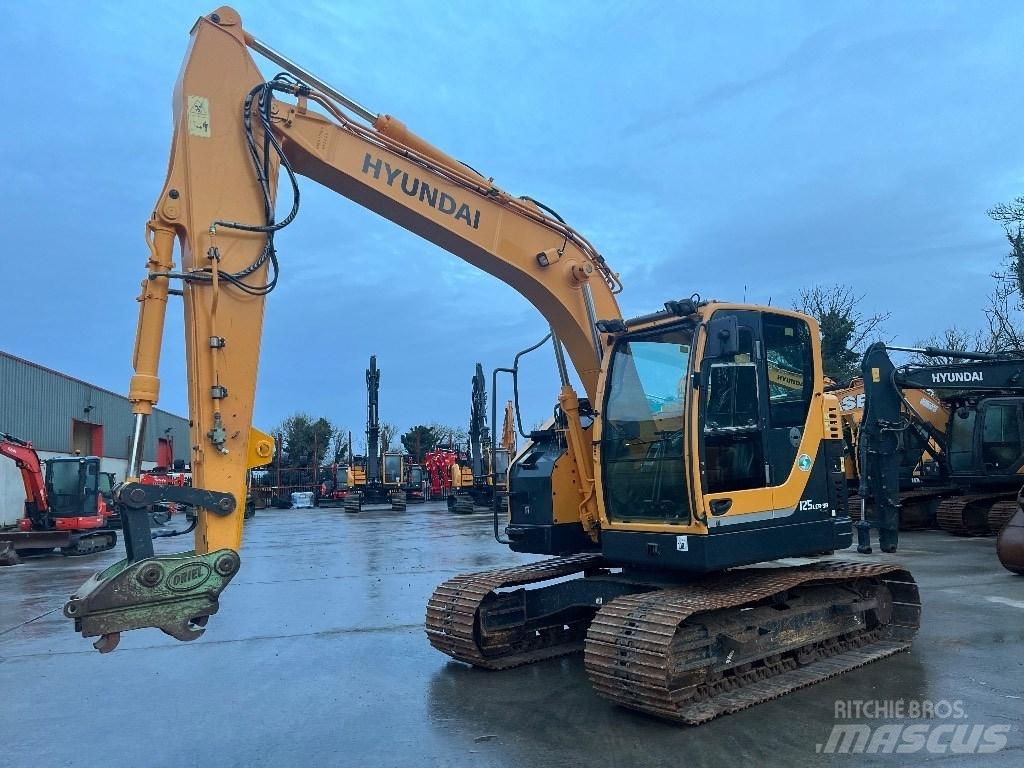 Hyundai R125LCR-9A Vikšriniai ekskavatoriai