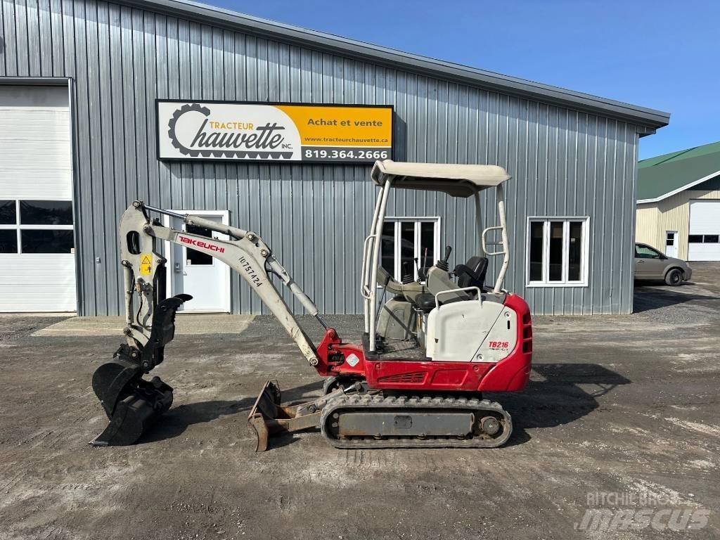 Takeuchi TB 216 Mini ekskavatoriai < 7 t
