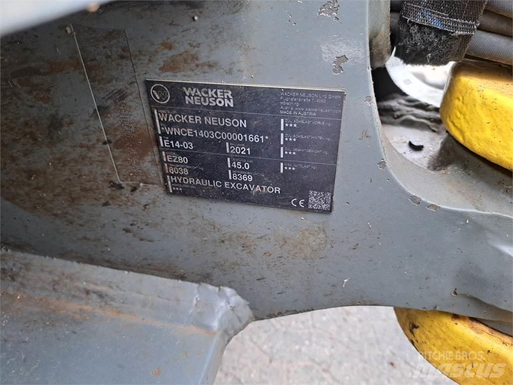 Wacker Neuson EZ80 Vikšriniai ekskavatoriai