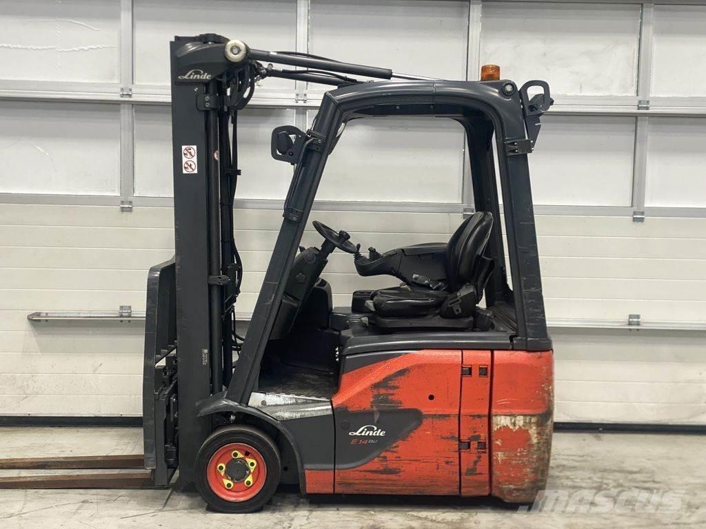 Linde E14-02 Elektriniai šakiniai krautuvai