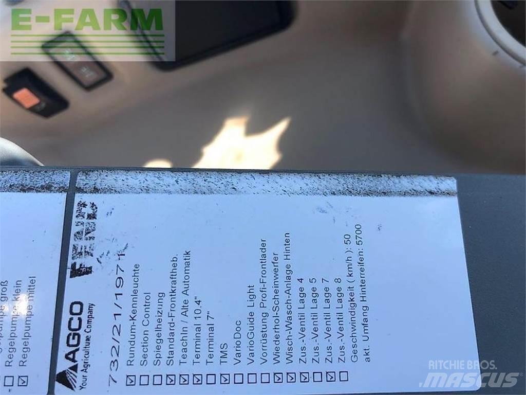 Fendt 714 vario Traktoriai