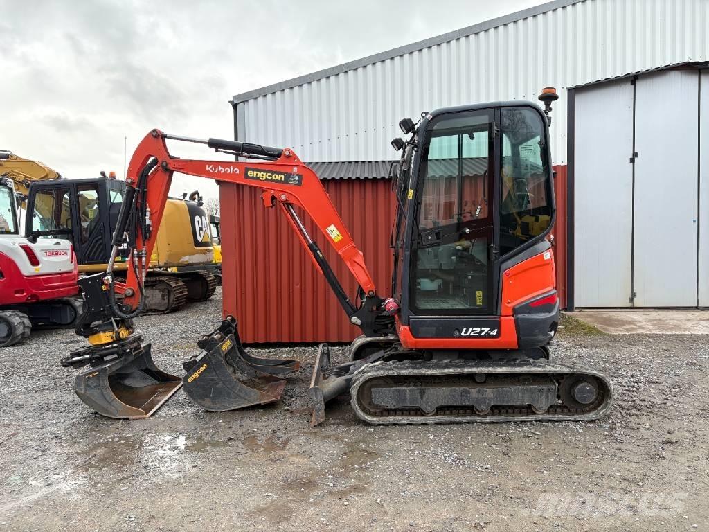 Kubota U27-4 Mini ekskavatoriai < 7 t