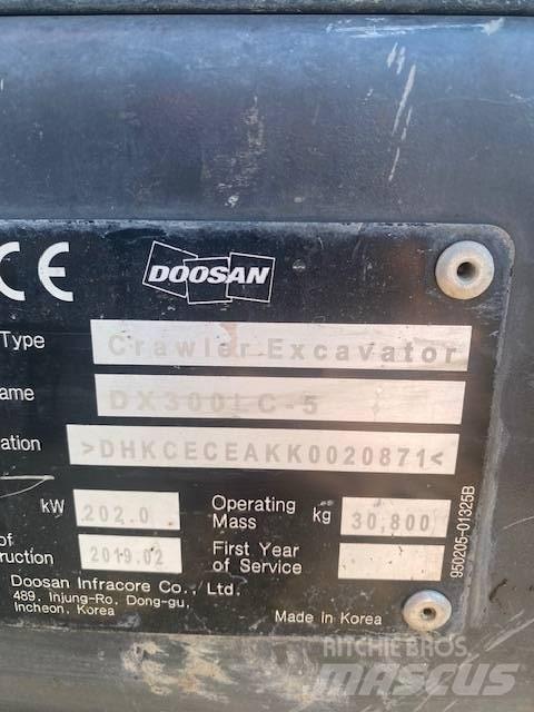 Doosan DX 300 LC-5 Vikšriniai ekskavatoriai
