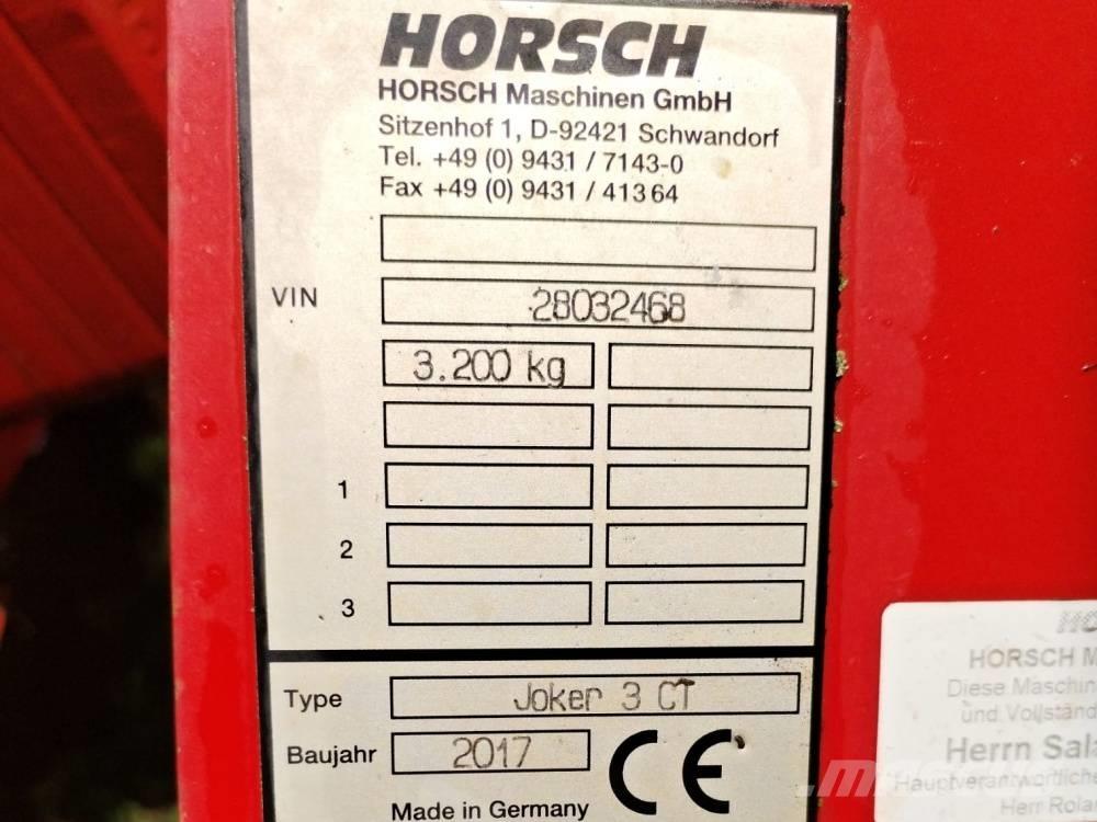 Horsch Joker 3 CT Diskinės akėčios