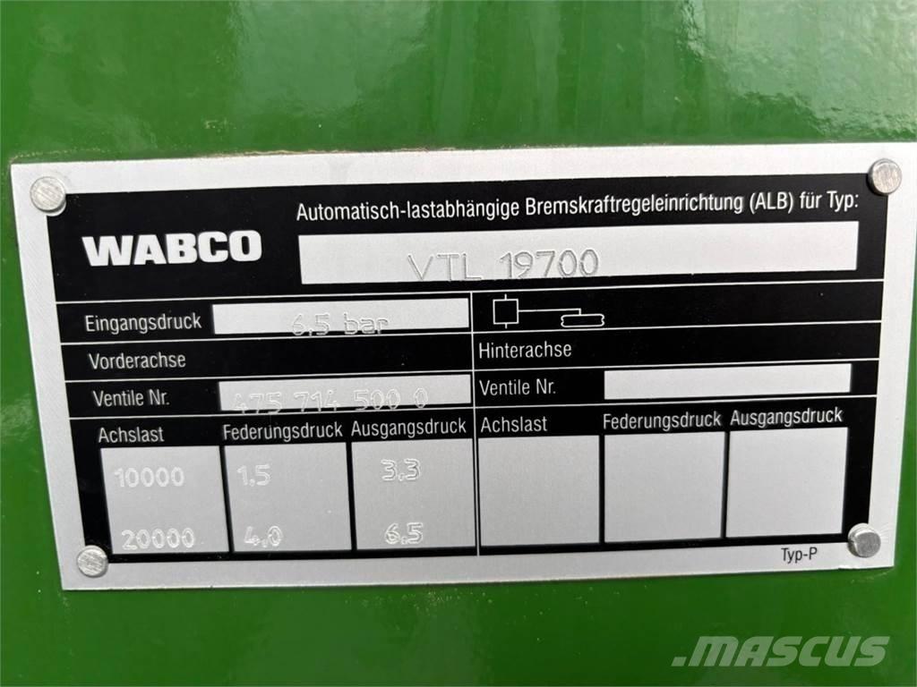 Kotte VT 19.700 Mėšlo barstytuvai