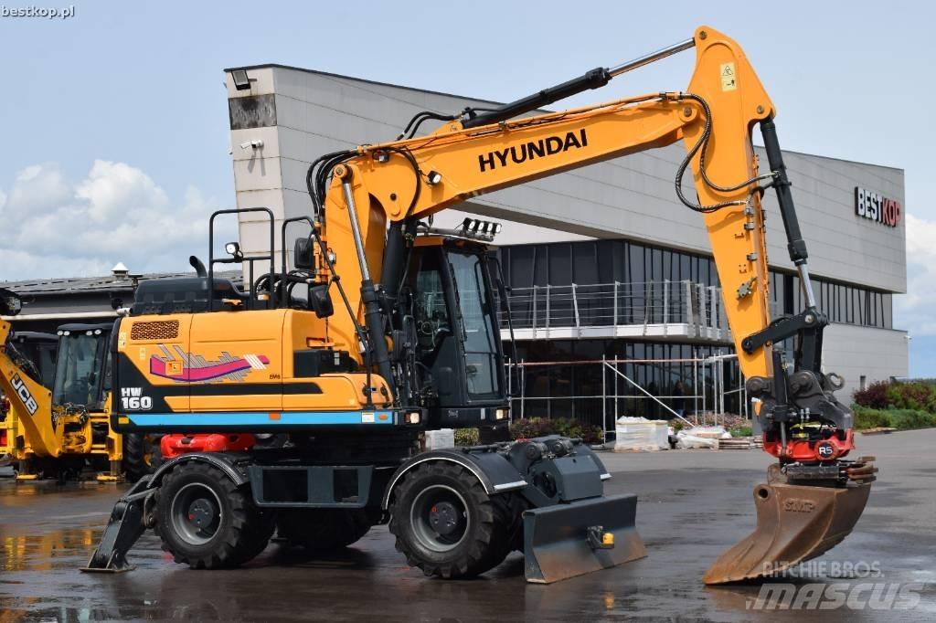 Hyundai HW 160 Ratiniai ekskavatoriai