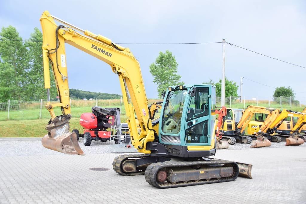 Yanmar Vio 80-1 Vidutinės galios ekskavatoriai 7-12 t