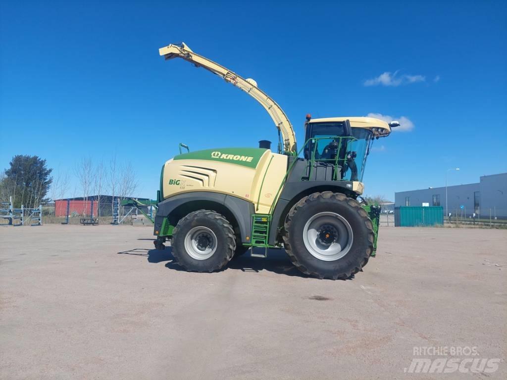Krone Big X 630 Pašarų ruošimo technika