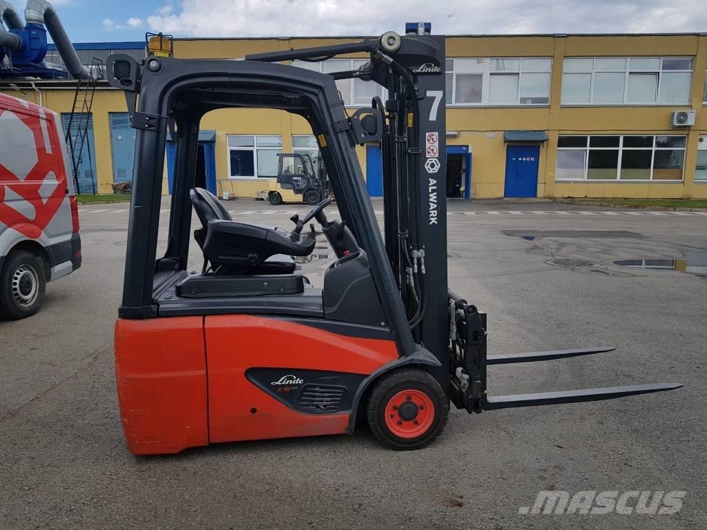 Linde E16C Elektriniai šakiniai krautuvai