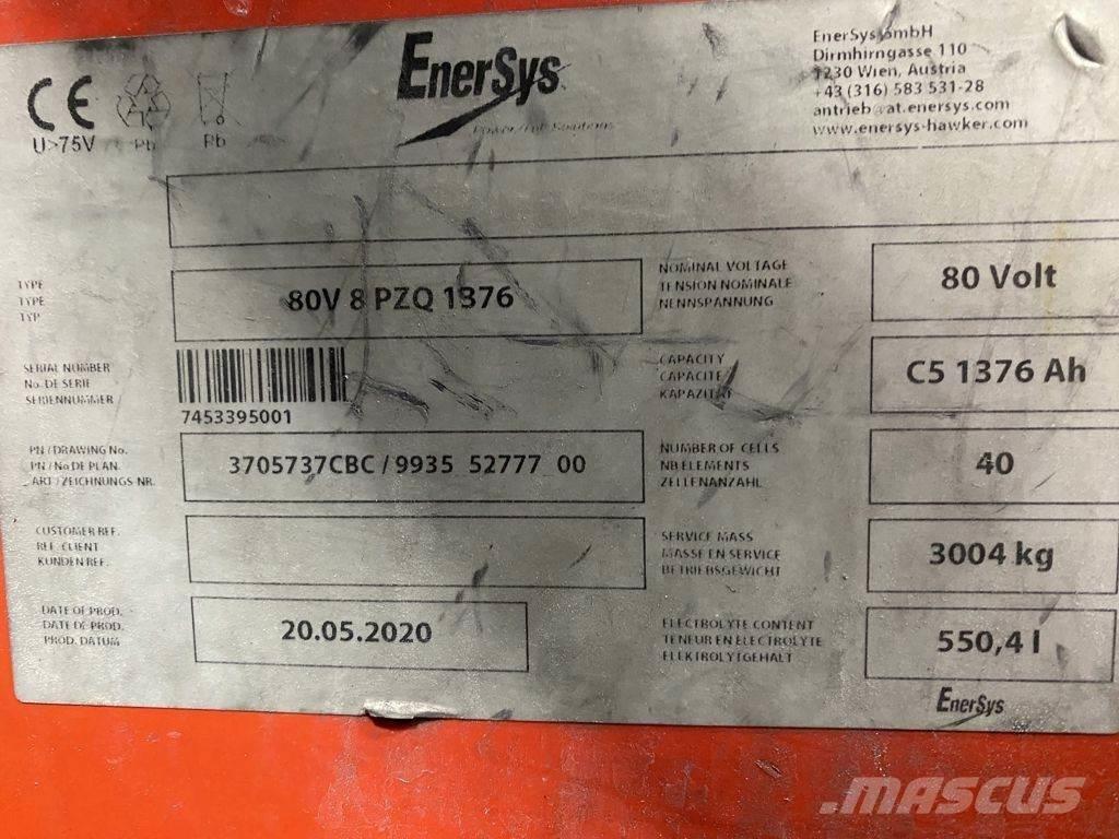 Linde E80-01/900 Elektriniai šakiniai krautuvai