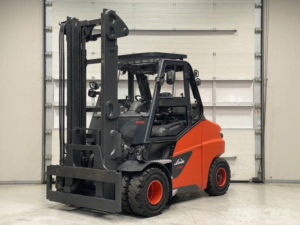 Linde E80-01/900 Elektriniai šakiniai krautuvai