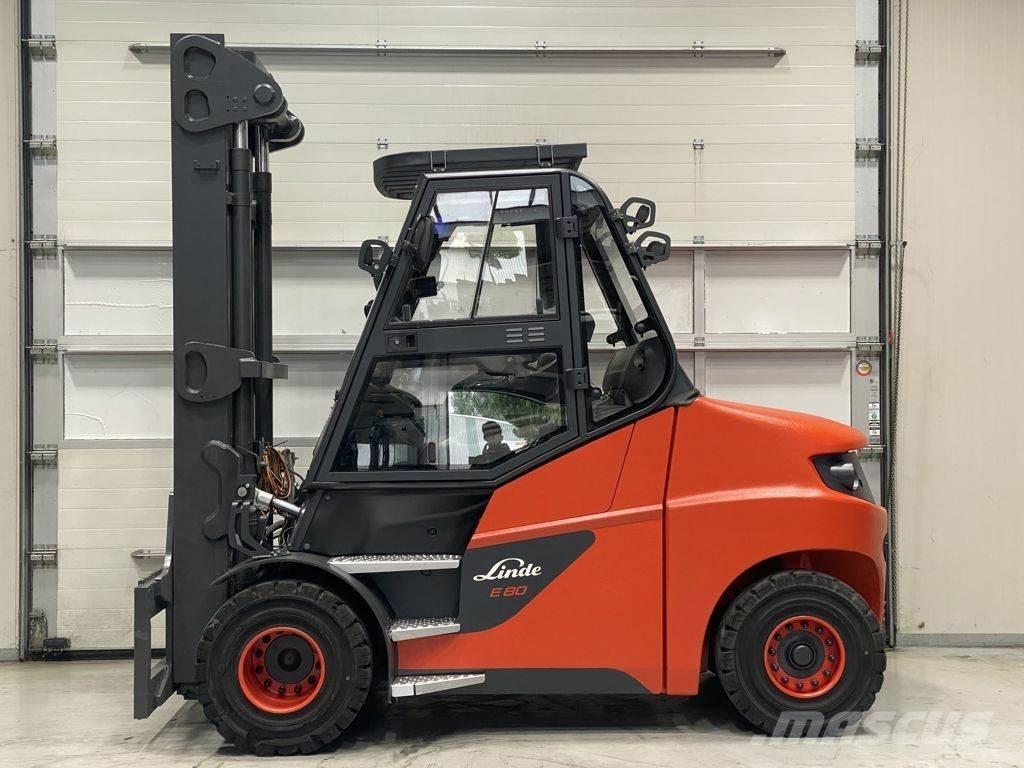 Linde E80-01/900 Elektriniai šakiniai krautuvai
