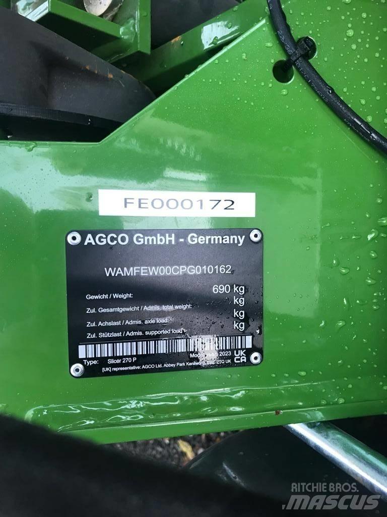 Fendt Slicer 270P Šienapjovės