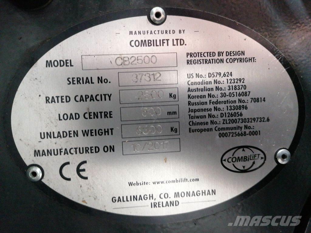 Combilift CB2500 Krautuvai su pakrovimu iš šonų