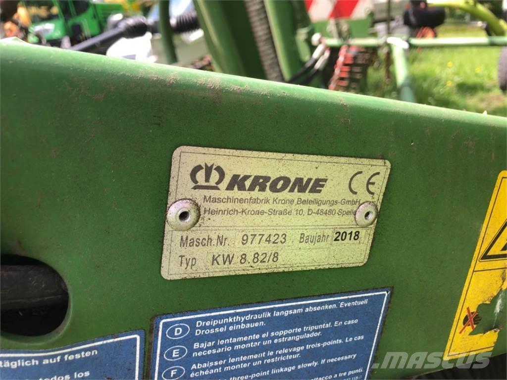 Krone KW 8.82/8 Šieno grėbliai ir vartytuvai