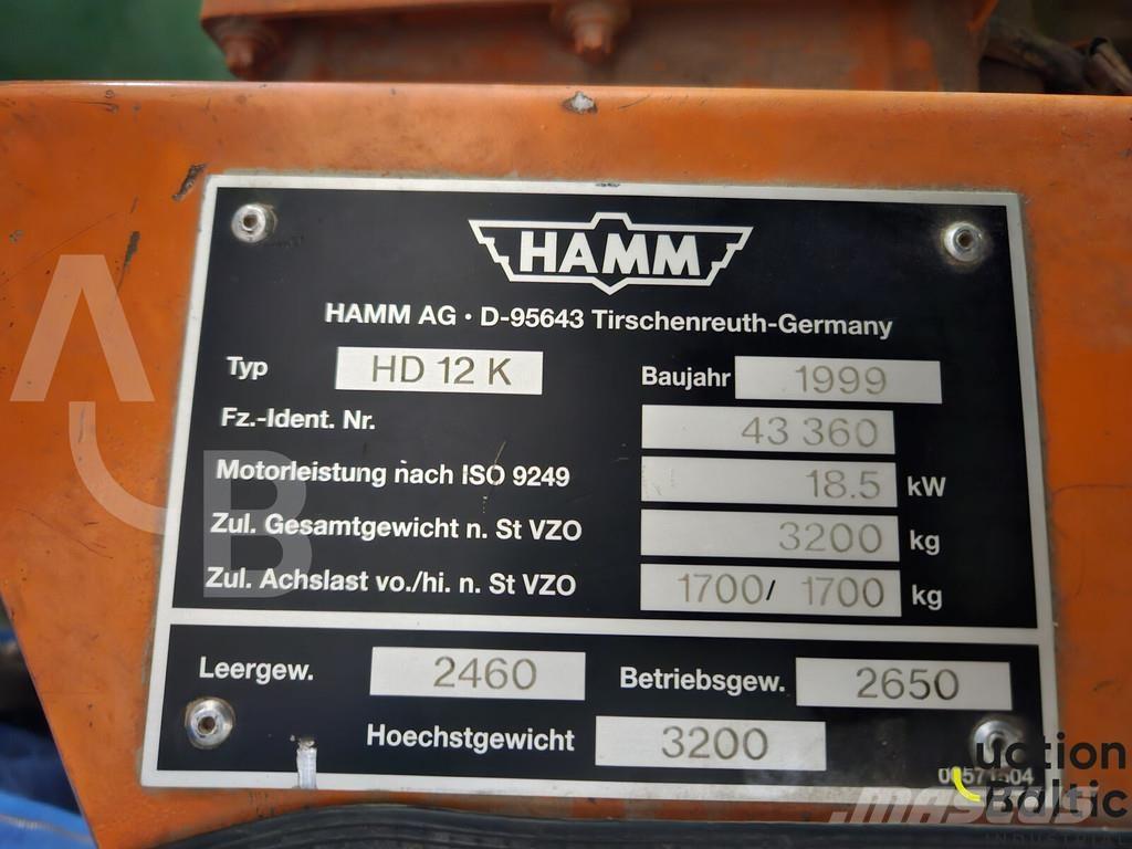Hamm HD 12 K Kiti volai