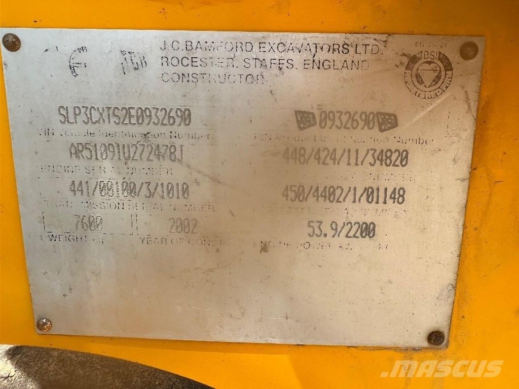 JCB 3 CX Ekskavatoriniai krautuvai