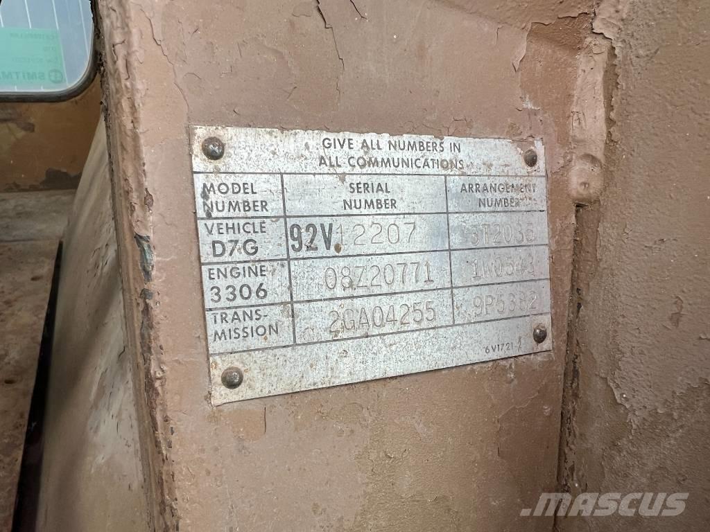 CAT D7G Vikšriniai buldozeriai