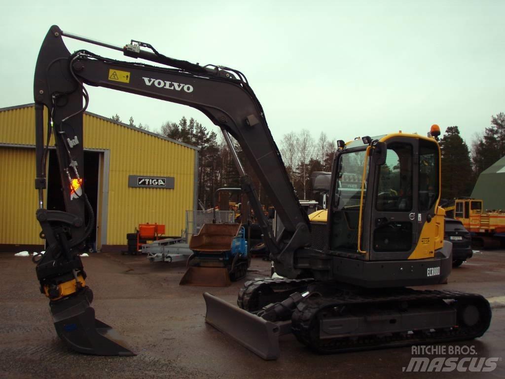 Volvo ECR 88 D Vidutinės galios ekskavatoriai 7-12 t