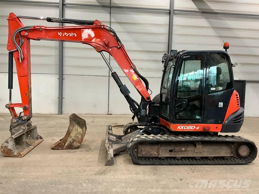 Kubota KX 080-4 Vidutinės galios ekskavatoriai 7-12 t