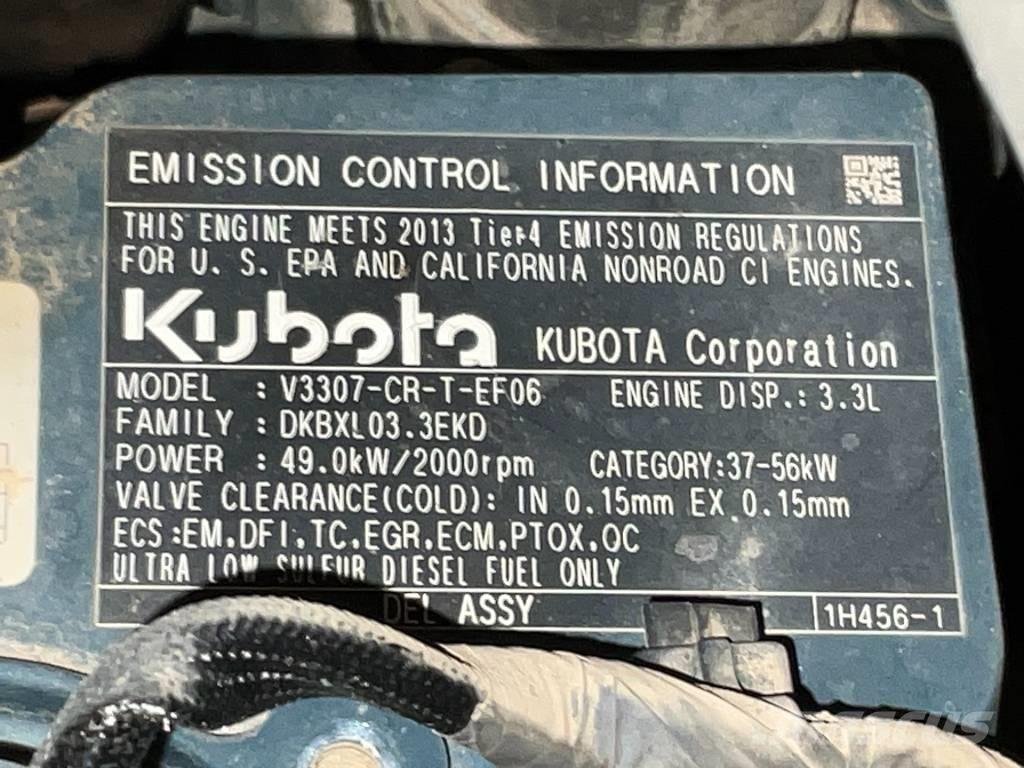 Kubota KX 080-4 Vidutinės galios ekskavatoriai 7-12 t