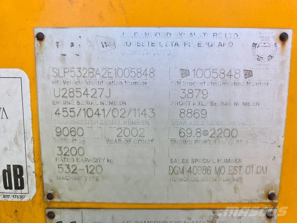 JCB 532-120 Teleskopiniai krautuvai
