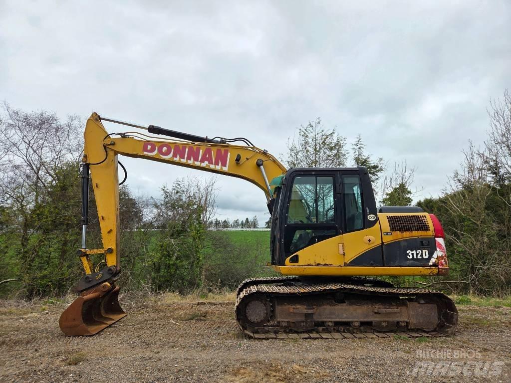 CAT 312 D Vikšriniai ekskavatoriai