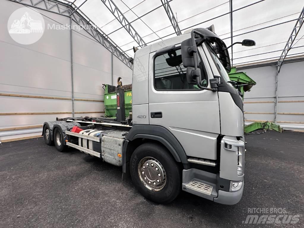 Volvo FM 420 Sunkvežimiai su keliamuoju kabliu