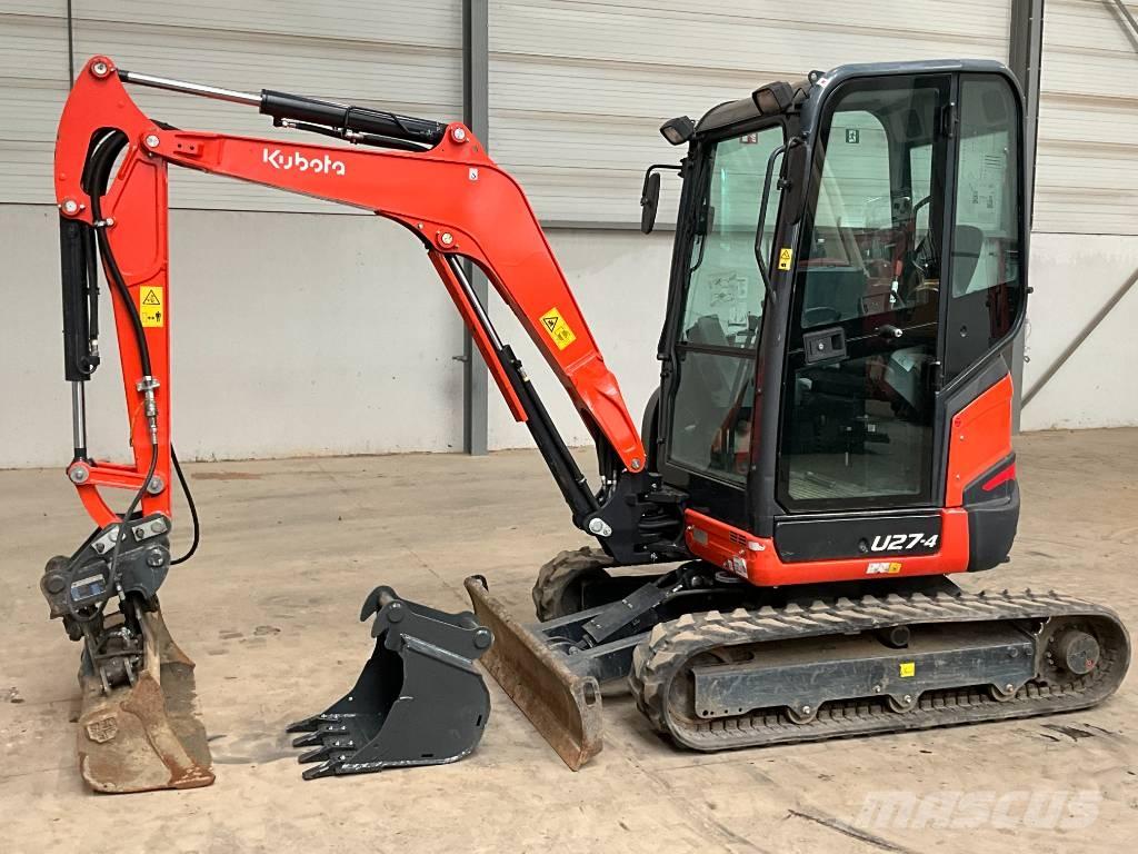 Kubota U 27-4 Mini ekskavatoriai < 7 t