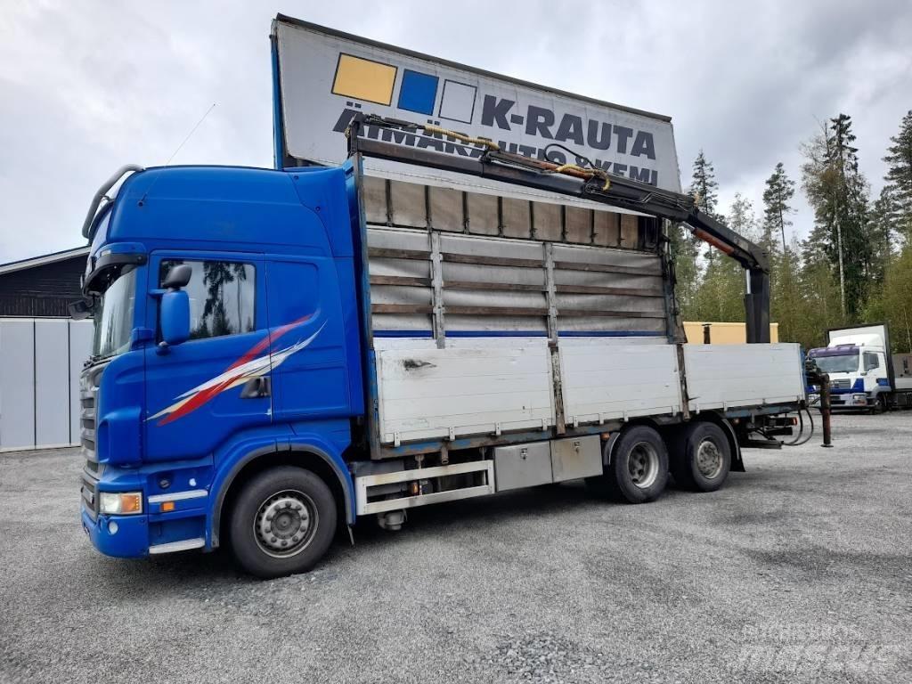 Scania R 560 Automobiliniai kranai