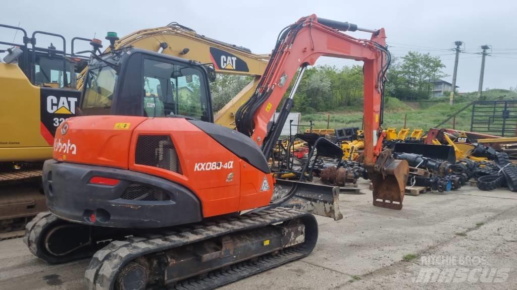 Kubota Kx 080-4 Vidutinės galios ekskavatoriai 7-12 t