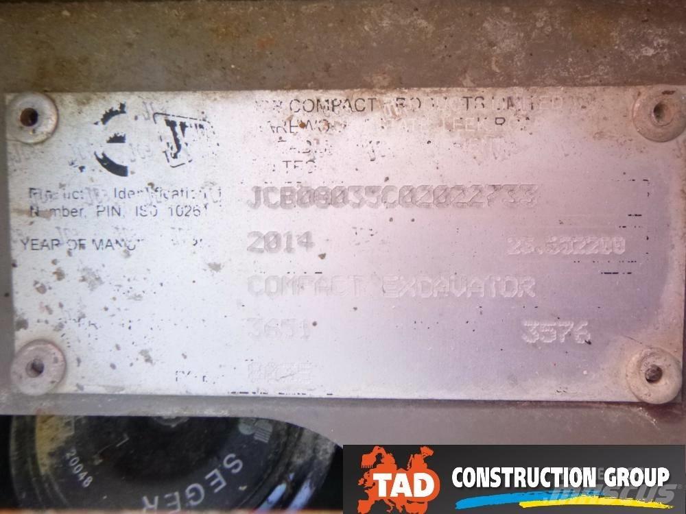 JCB 8035 ZTS Mini ekskavatoriai < 7 t