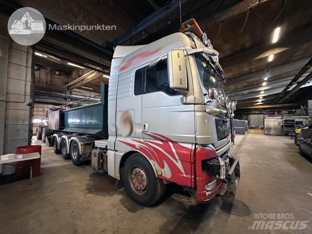 MAN TGX 35.540 Sunkvežimiai su keliamuoju kabliu