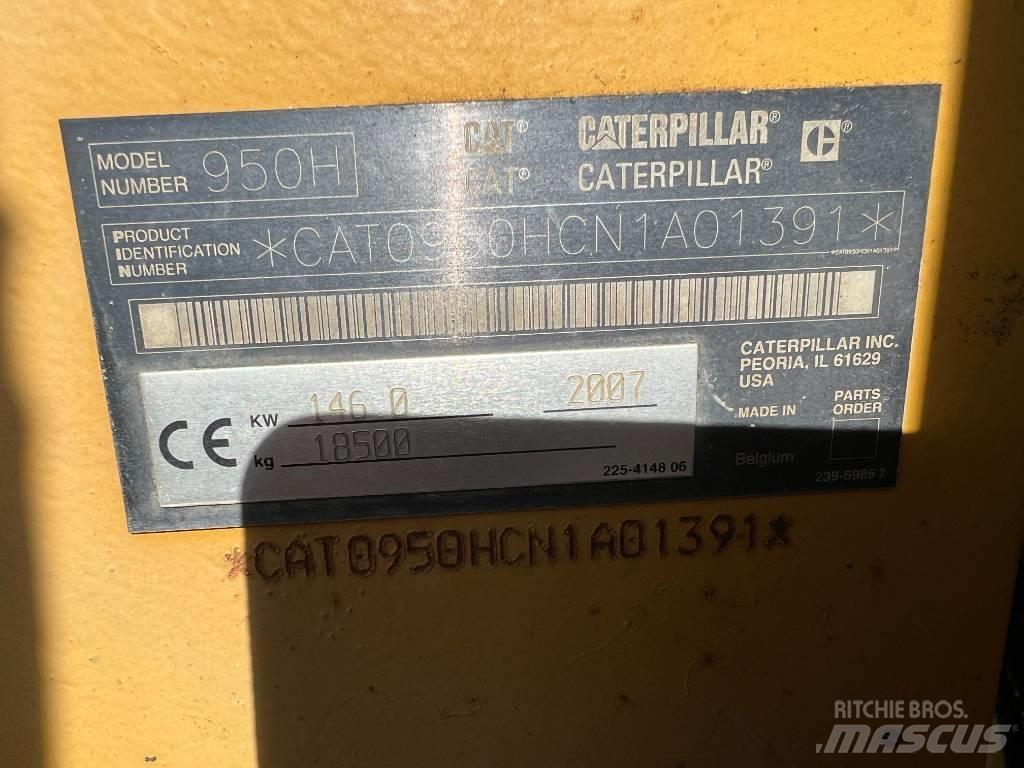 CAT 950 H Naudoti ratiniai krautuvai