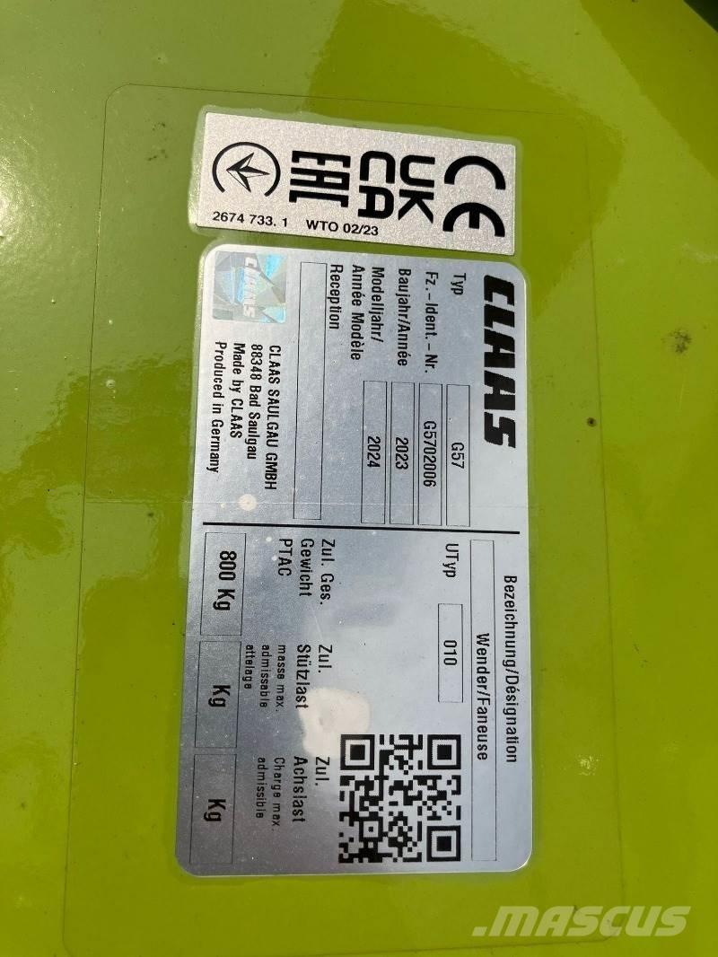CLAAS Volto 65 Šieno grėbliai ir vartytuvai