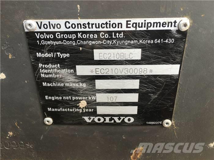 Volvo EC 210 B LC Vikšriniai ekskavatoriai