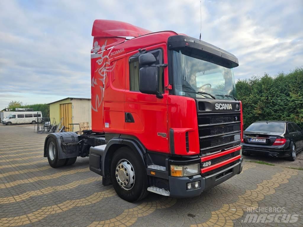 Scania 124 L 420 Naudoti vilkikai