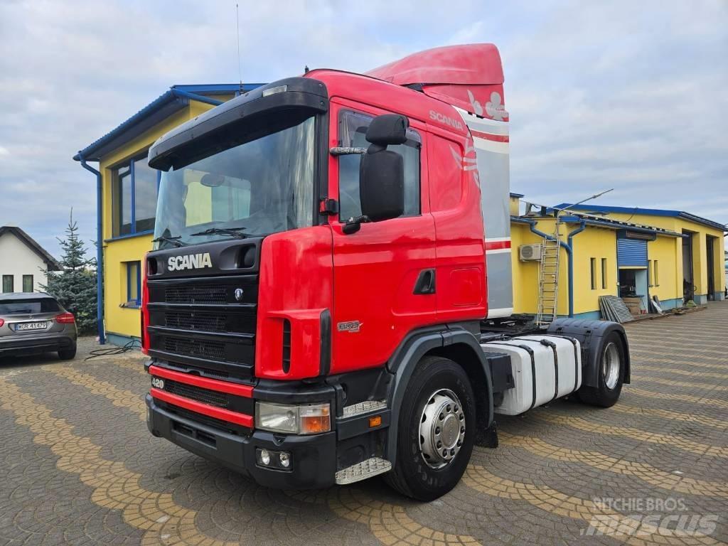 Scania 124 L 420 Naudoti vilkikai