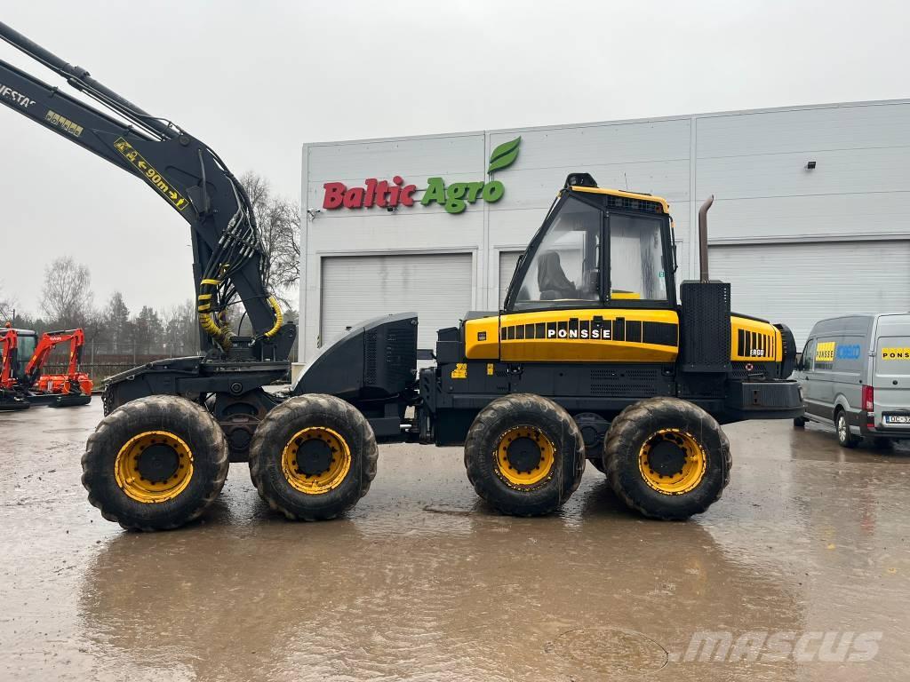 Ponsse Ergo 8W Miško technika (Harvesteriai)