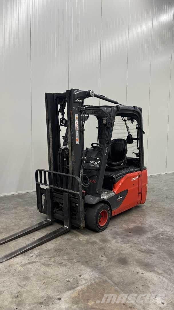 Linde E20L Elektriniai šakiniai krautuvai