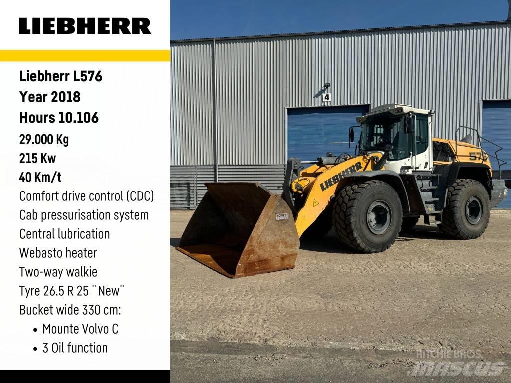 Liebherr L 576 Naudoti ratiniai krautuvai