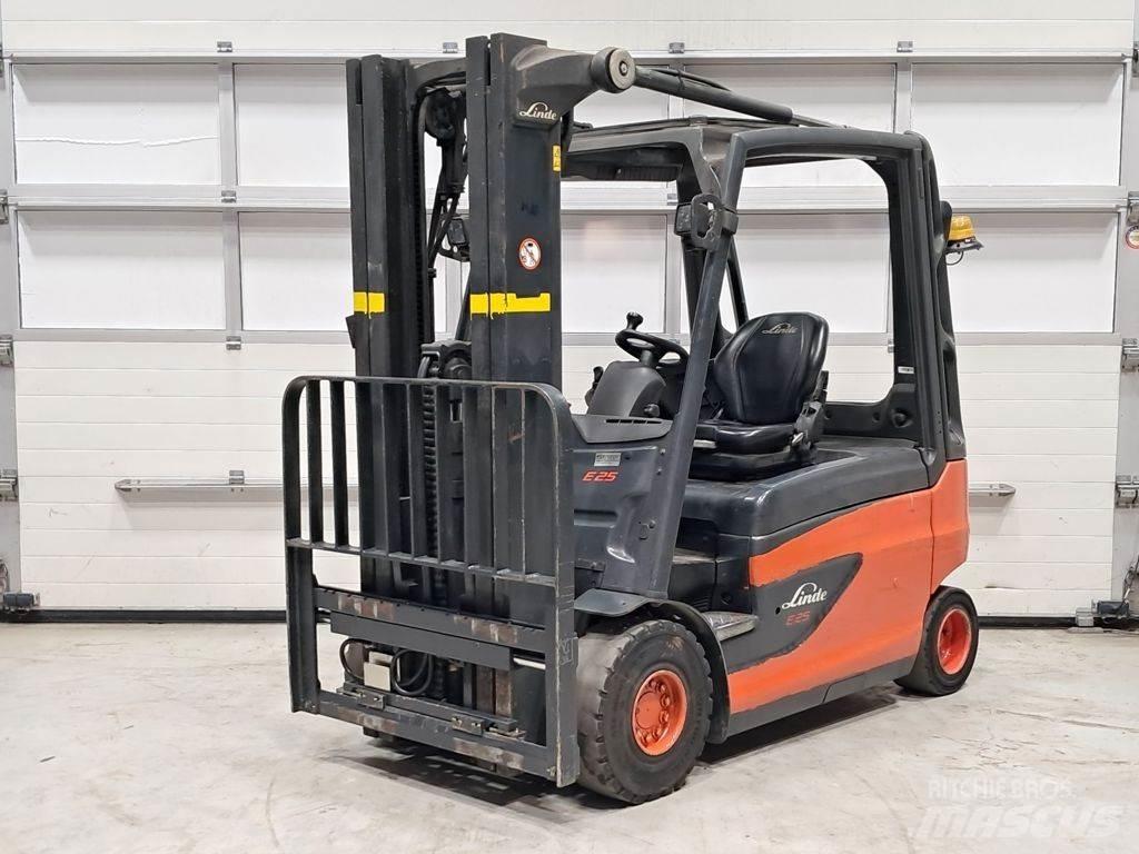 Linde E25L-01 Elektriniai šakiniai krautuvai