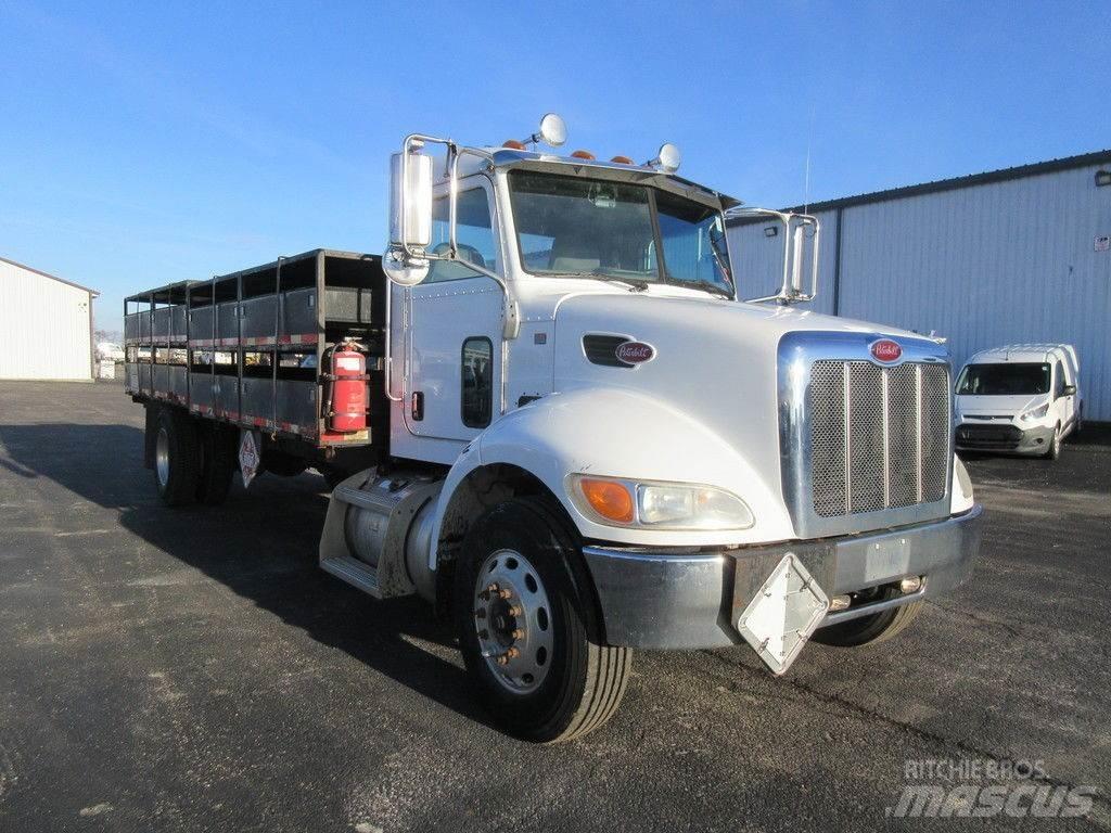 Peterbilt 335 Platformos/ Pakrovimas iš šono
