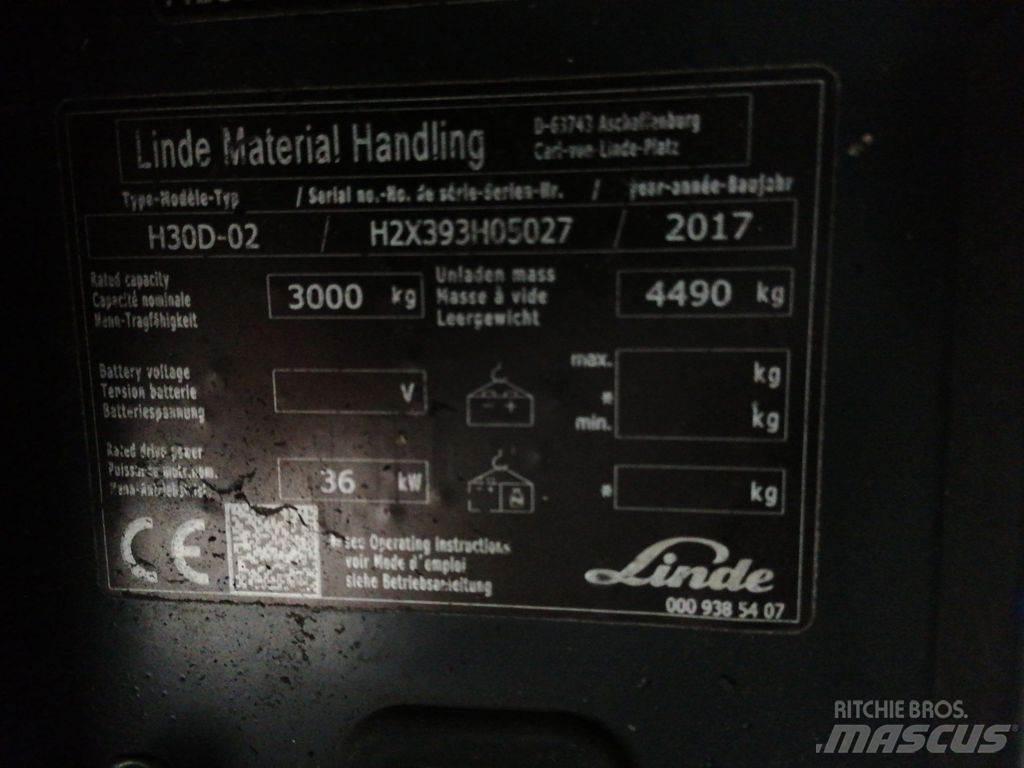 Linde H30D-02 Dyzeliniai krautuvai