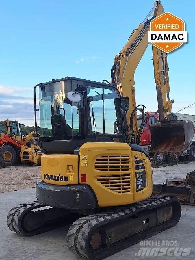 Komatsu PC55 Mini ekskavatoriai < 7 t