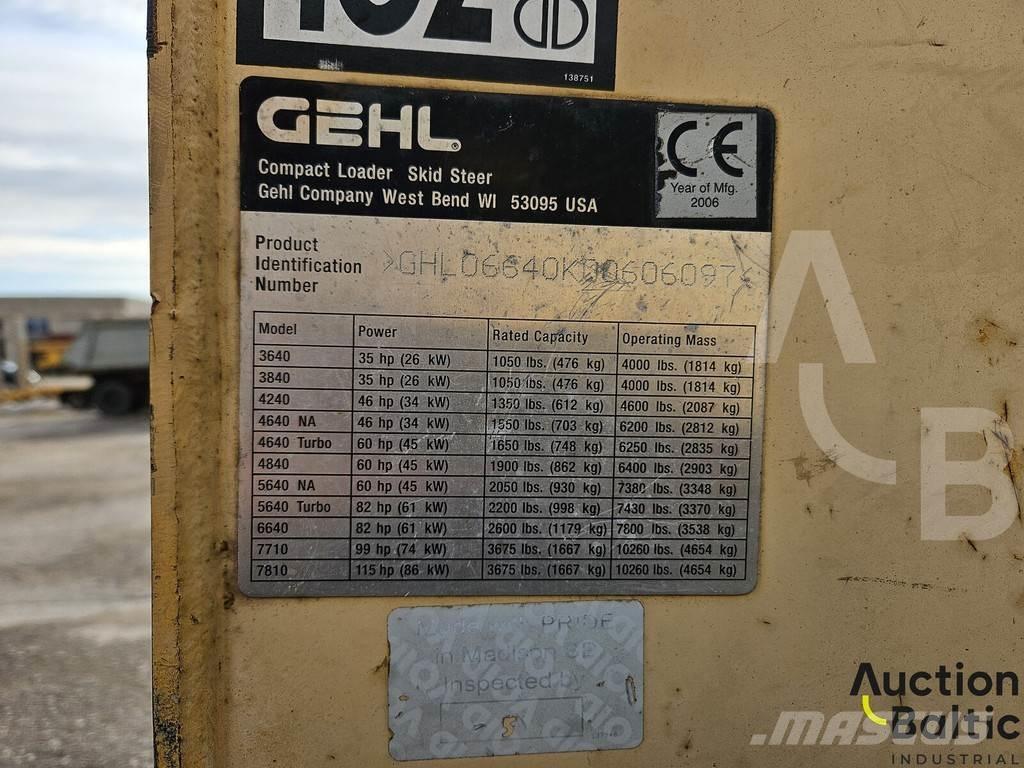 Gehl 6640 Krautuvai su šoniniu pasukimu